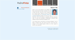 Desktop Screenshot of pedropinto.com