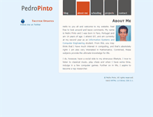 Tablet Screenshot of pedropinto.com